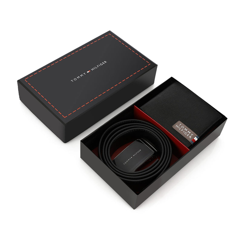 TOMMY HILFIGER set (Wallet & Belt)