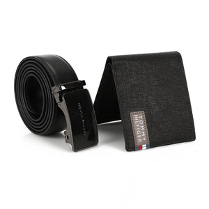 TOMMY HILFIGER set (Wallet & Belt)