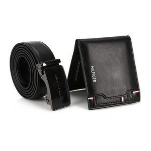 TOMMY HILFIGER set (Wallet & Belt)