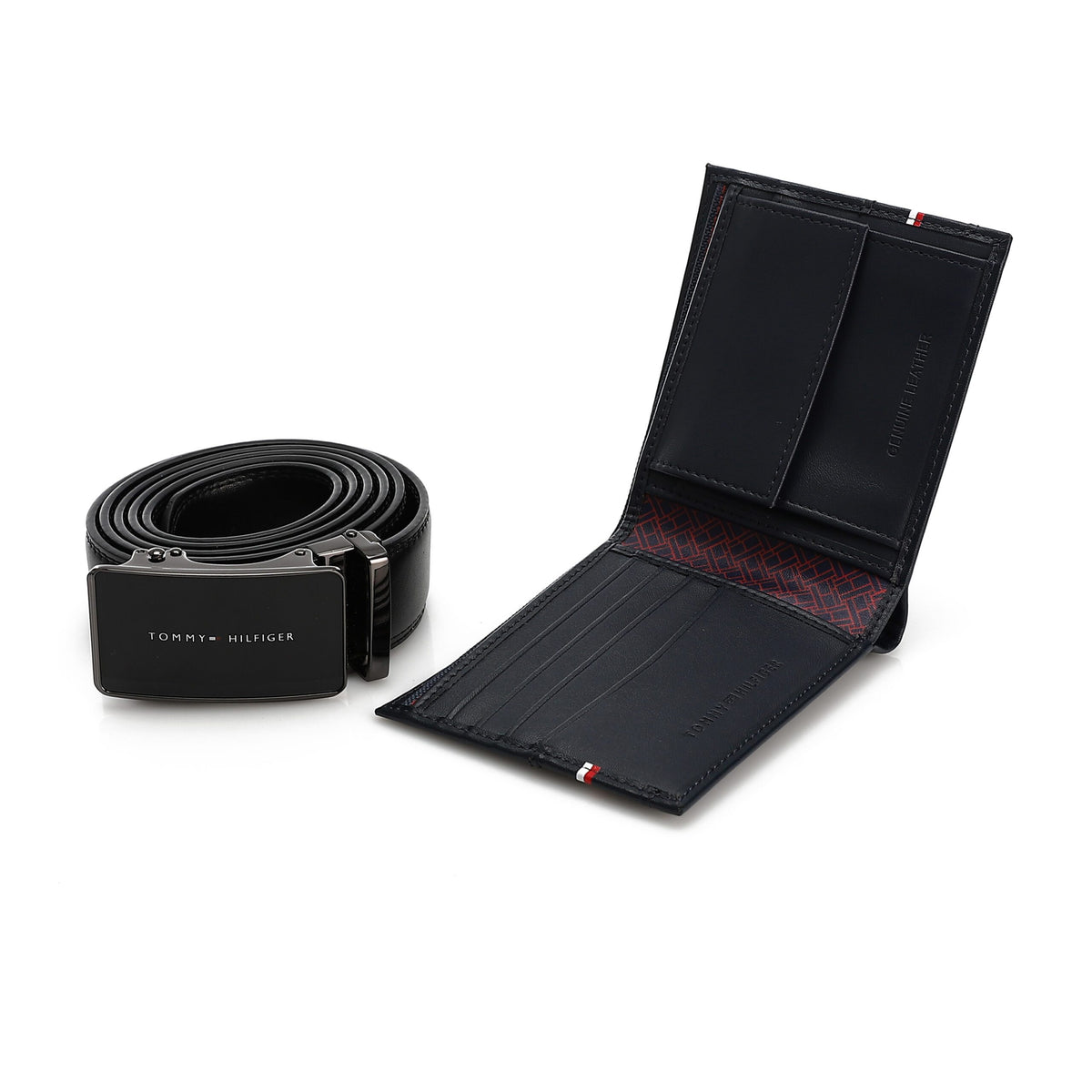 TOMMY HILFIGER set (Wallet & Belt)