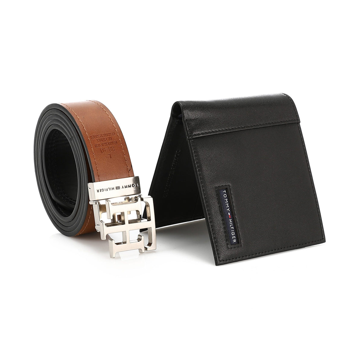 TOMMY HILFIGER set (Wallet & Belt)