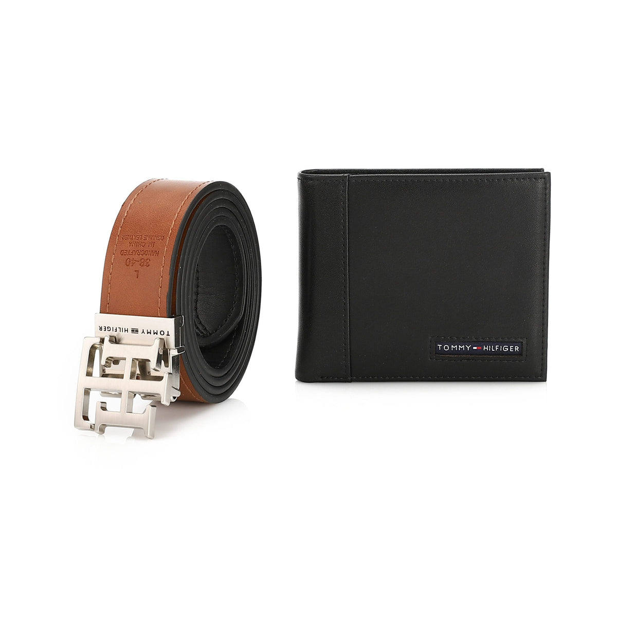 TOMMY HILFIGER set (Wallet & Belt)