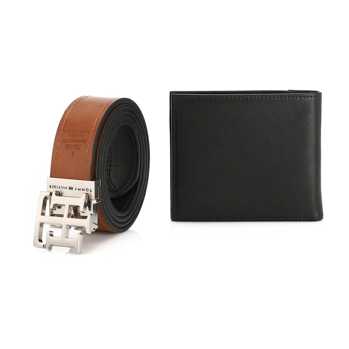 TOMMY HILFIGER set (Wallet & Belt)