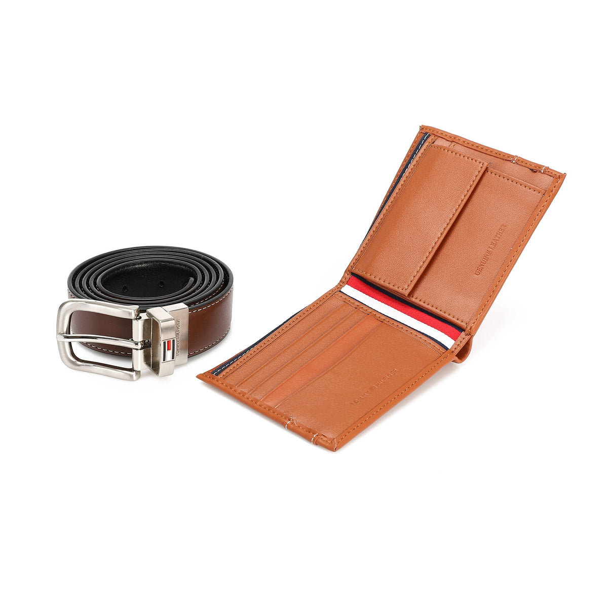 TOMMY HILFIGER set (Wallet & Belt)