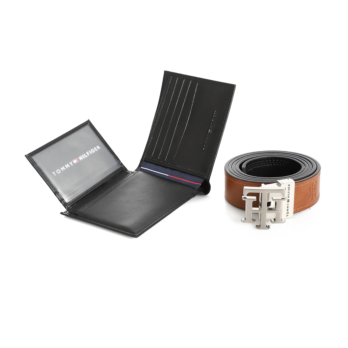 TOMMY HILFIGER set (Wallet & Belt)