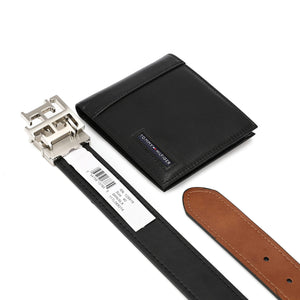 TOMMY HILFIGER set (Wallet & Belt)