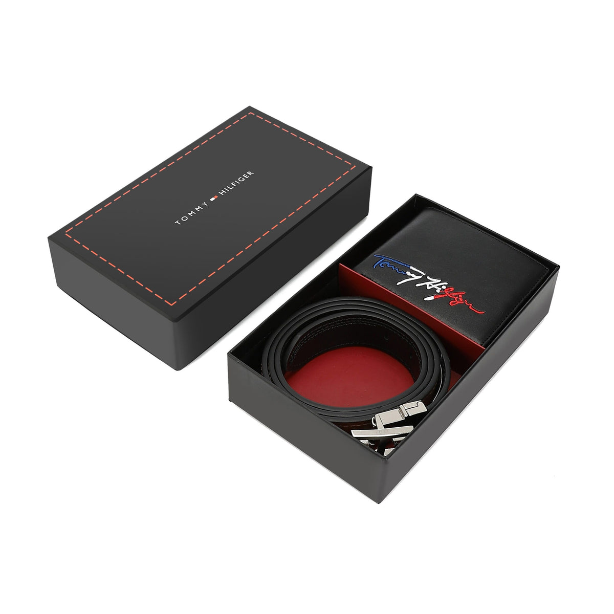 TOMMY HILFIGER set (Wallet & Belt)
