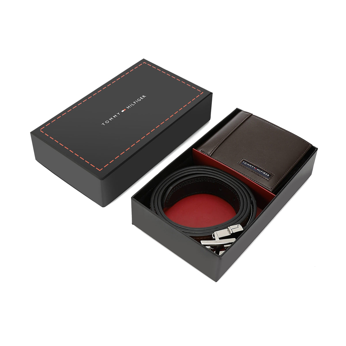 TOMMY HILFIGER set (Wallet & Belt)