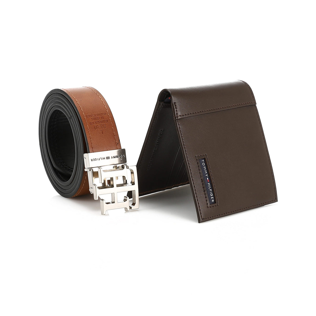 TOMMY HILFIGER set (Wallet & Belt)