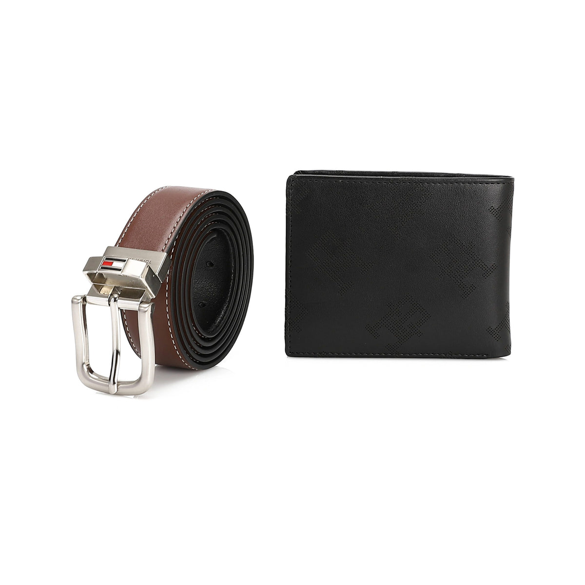 TOMMY HILFIGER set (Wallet & Belt)