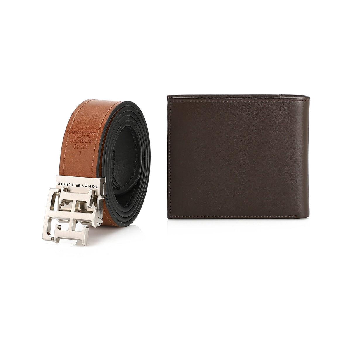 TOMMY HILFIGER set (Wallet & Belt)