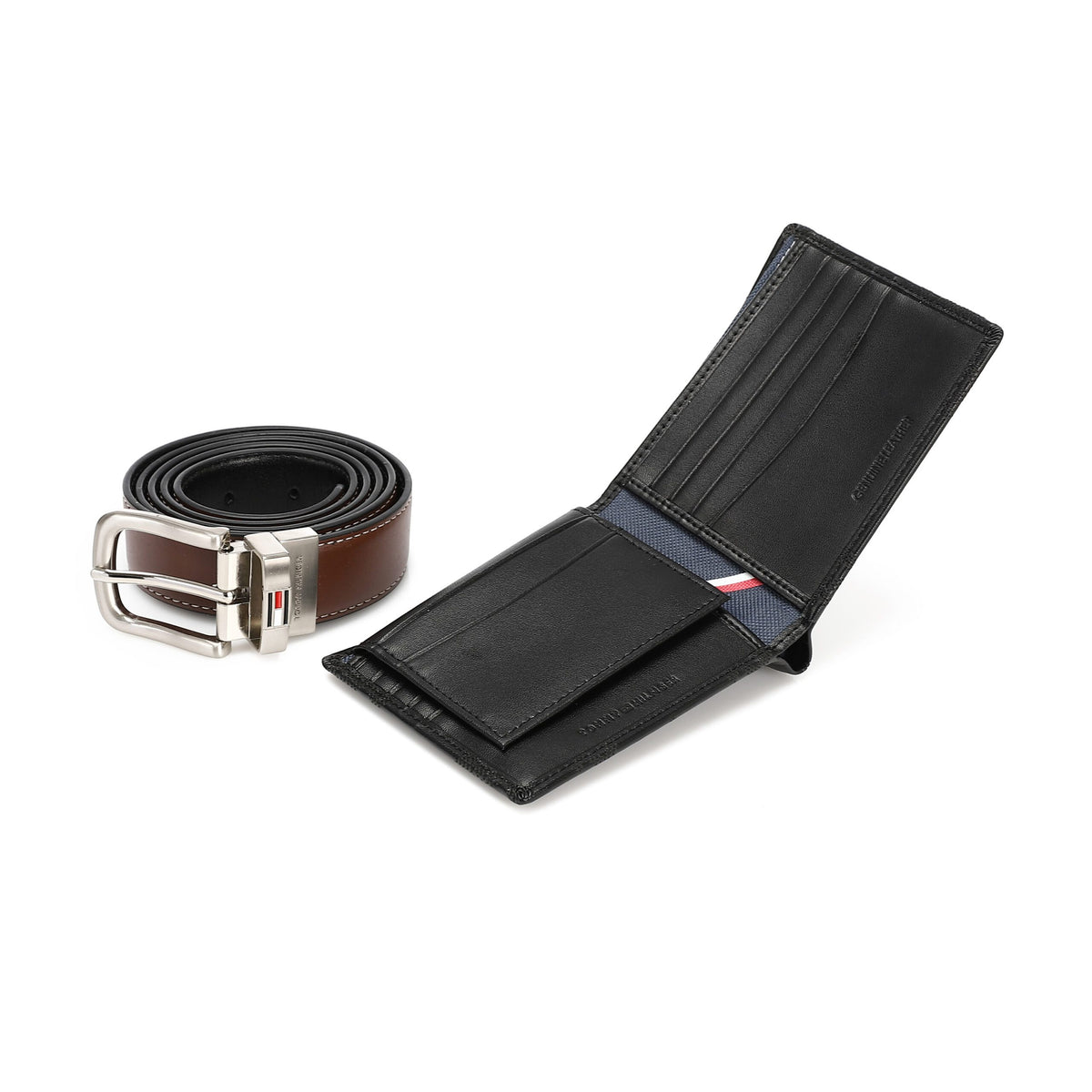 TOMMY HILFIGER set (Wallet & Belt)