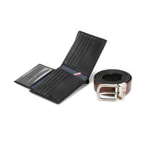 TOMMY HILFIGER set (Wallet & Belt)