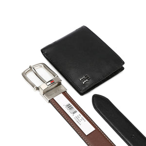 TOMMY HILFIGER set (Wallet & Belt)