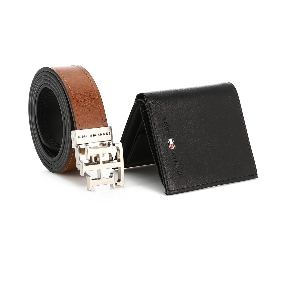 TOMMY HILFIGER set (Wallet & Belt)