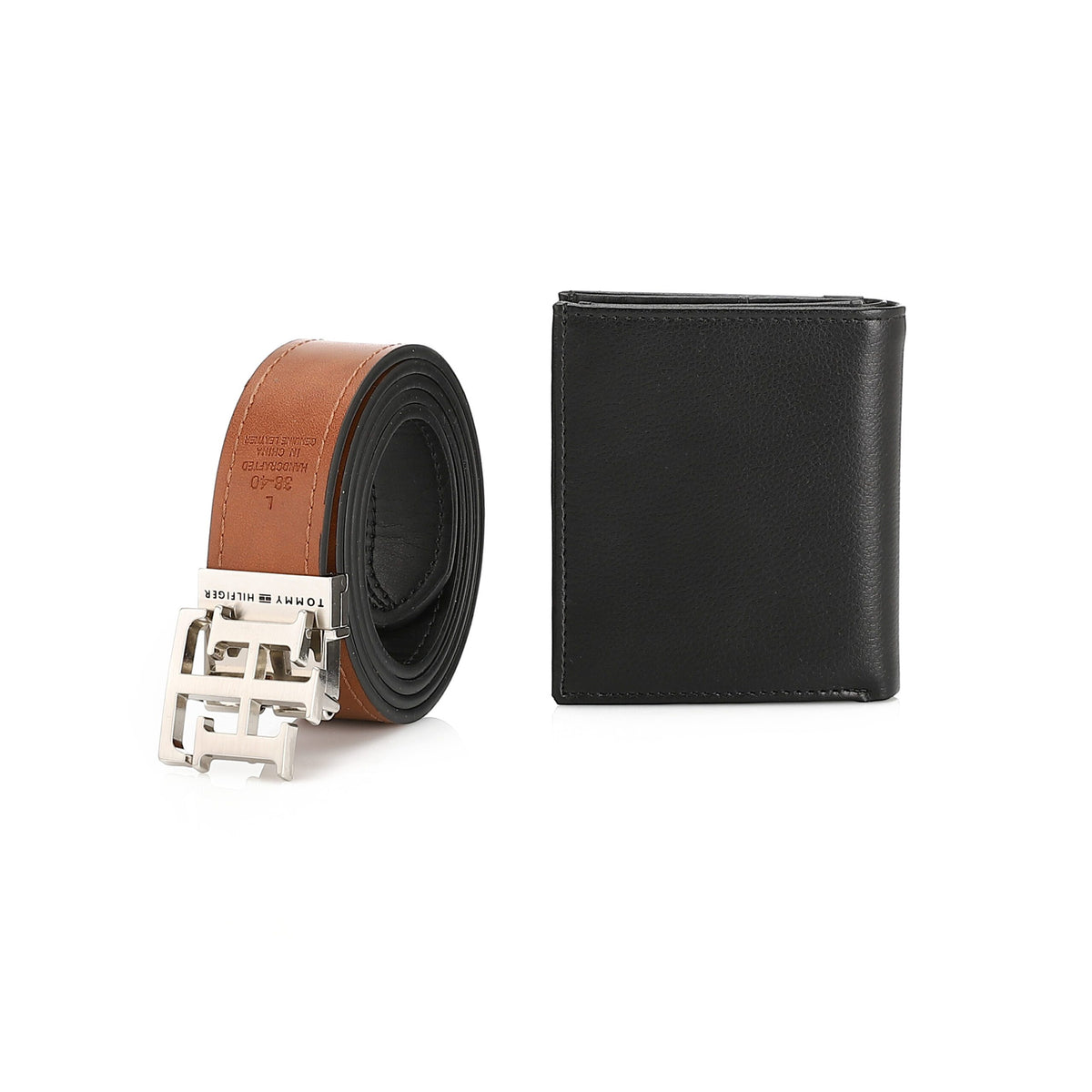 TOMMY HILFIGER set (Wallet & Belt)