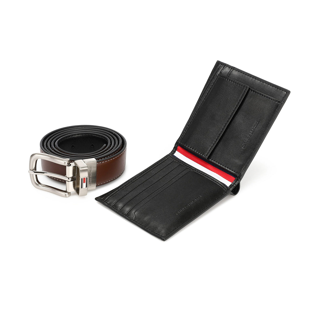 TOMMY HILFIGER set (Wallet & Belt)