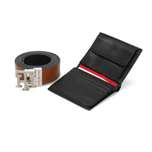 TOMMY HILFIGER set (Wallet & Belt)