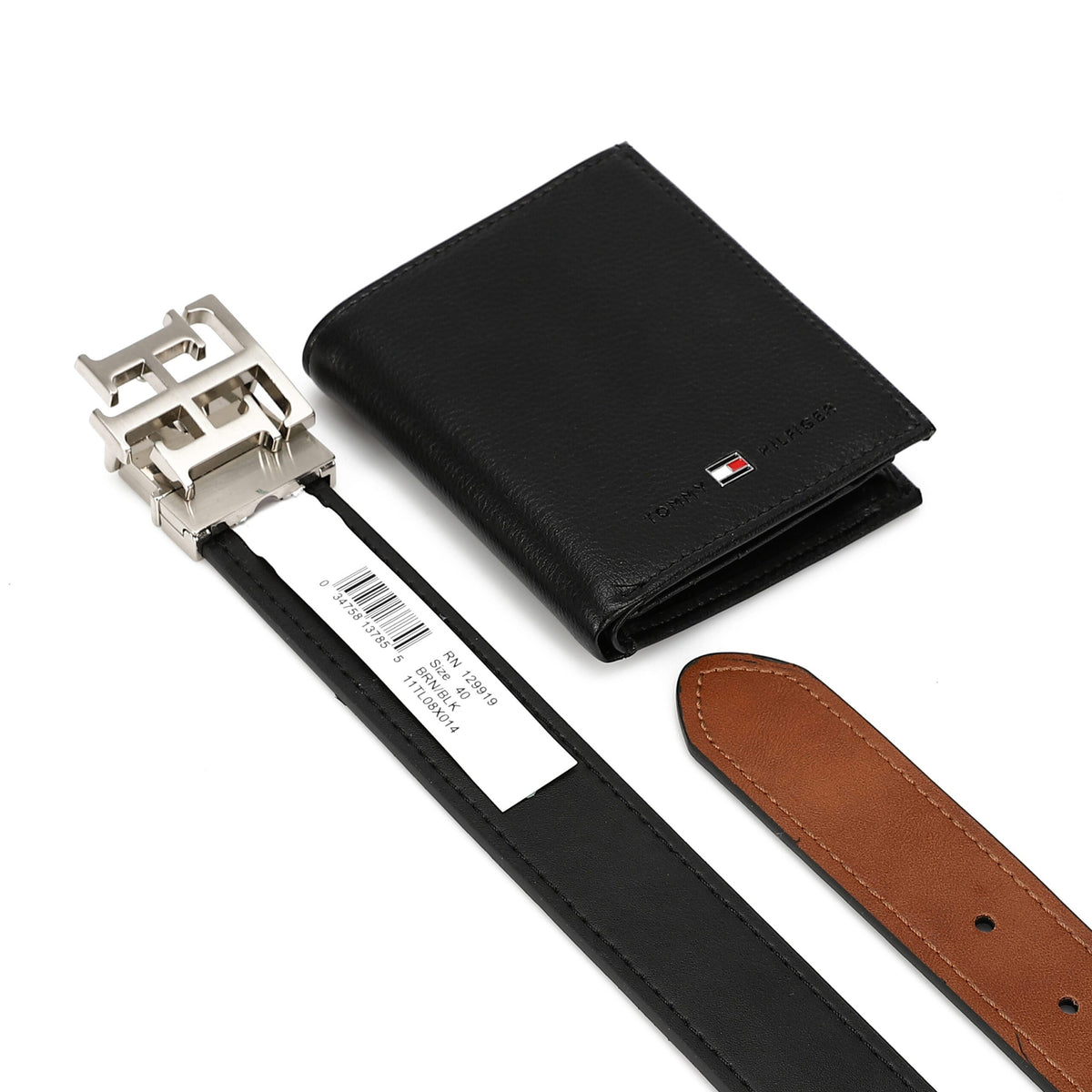 TOMMY HILFIGER set (Wallet & Belt)