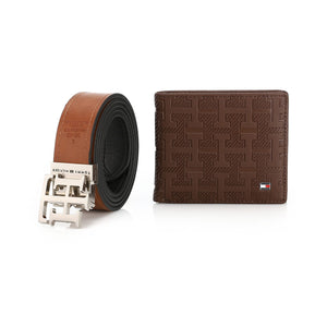 TOMMY HILFIGER set (Wallet & Belt)