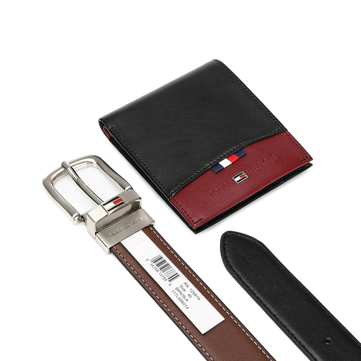 TOMMY HILFIGER set (Wallet & Belt)