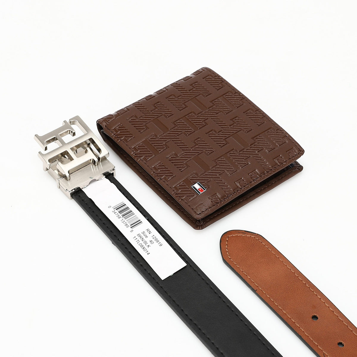 TOMMY HILFIGER set (Wallet & Belt)