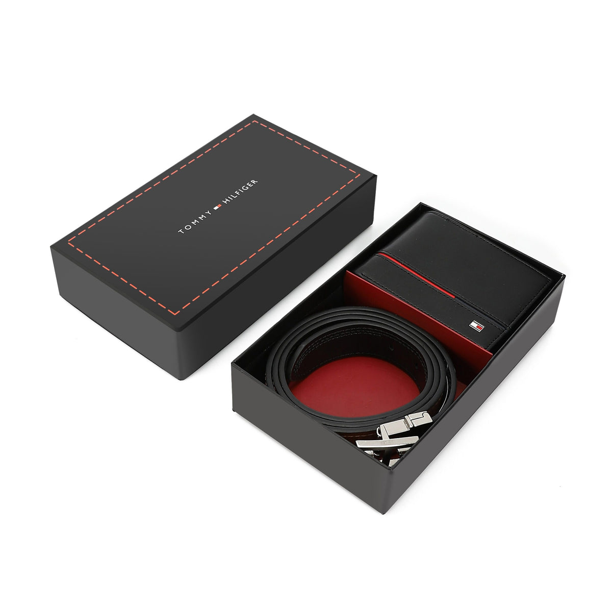 TOMMY HILFIGER set (Wallet & Belt)
