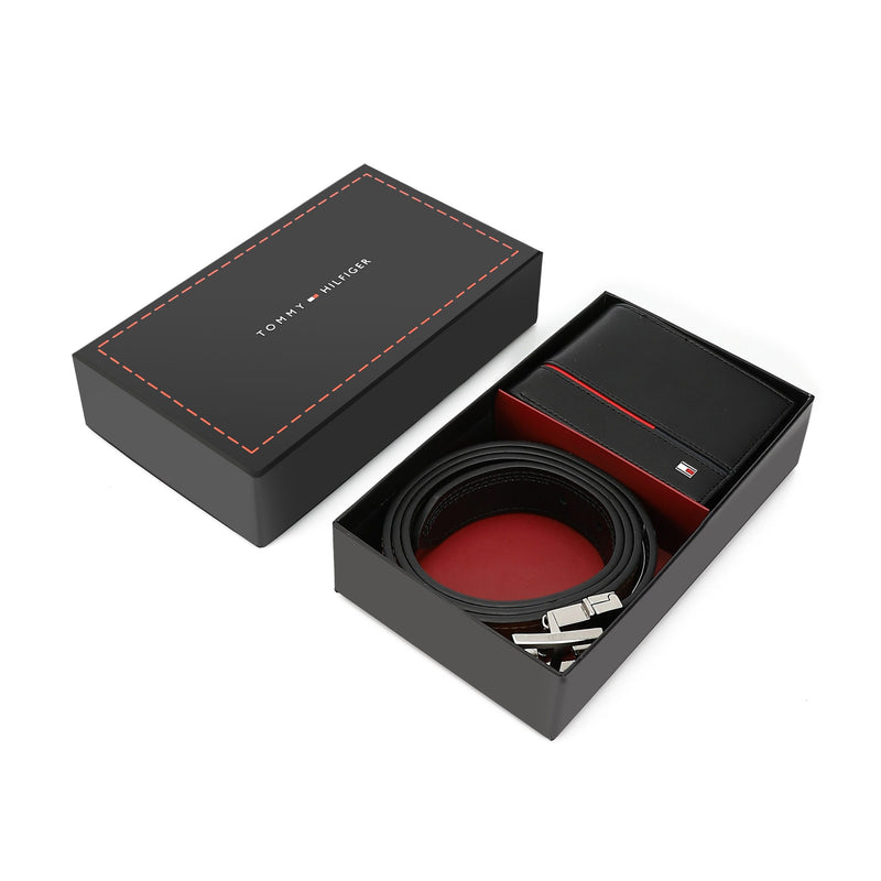 TOMMY HILFIGER set (Wallet & Belt)