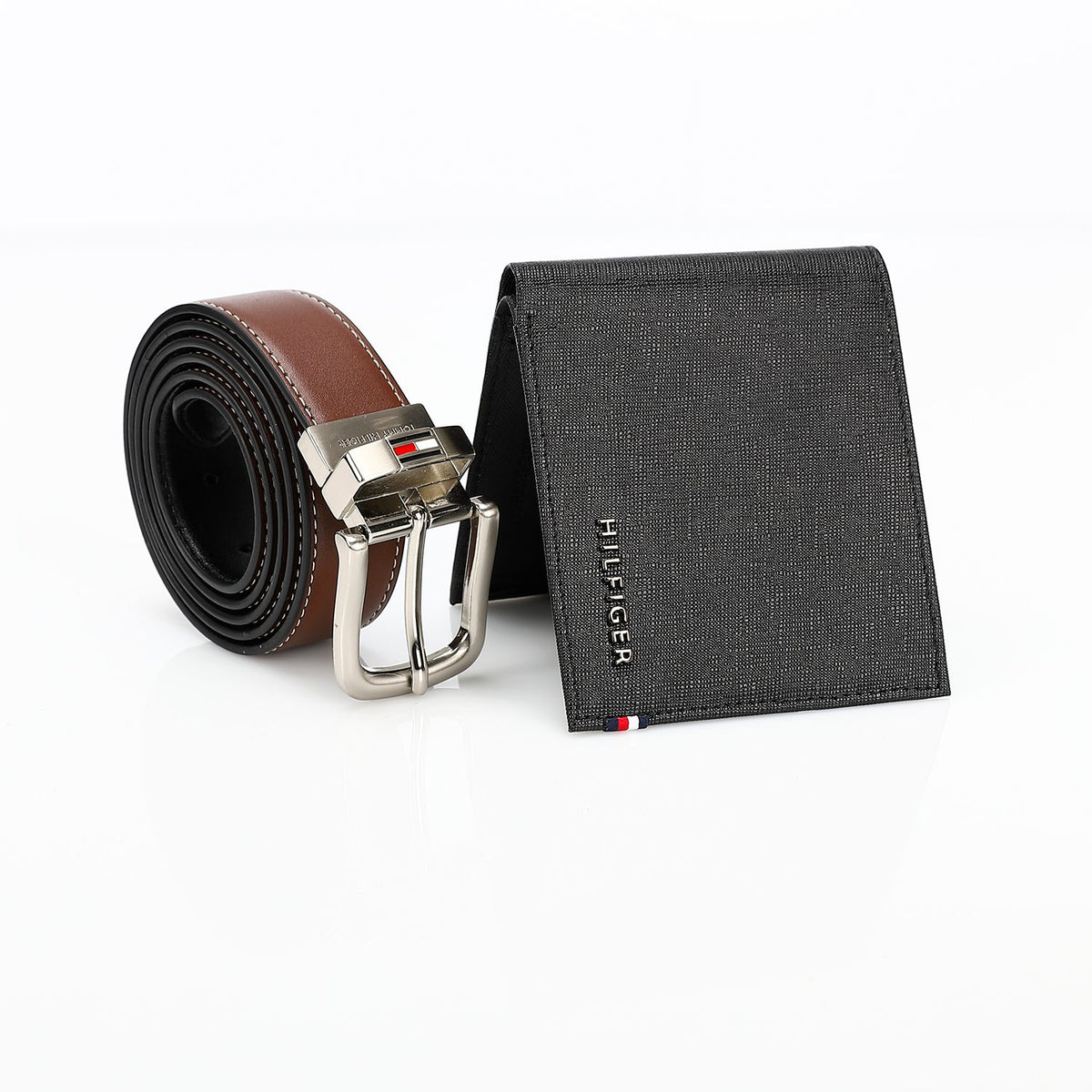 TOMMY HILFIGER set (Wallet & Belt)