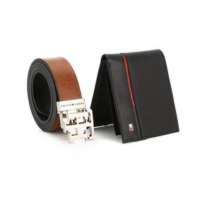 TOMMY HILFIGER set (Wallet & Belt)