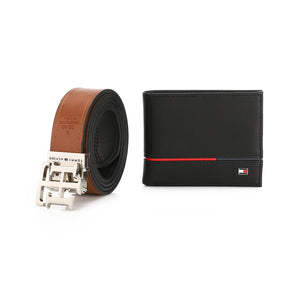 TOMMY HILFIGER set (Wallet & Belt)