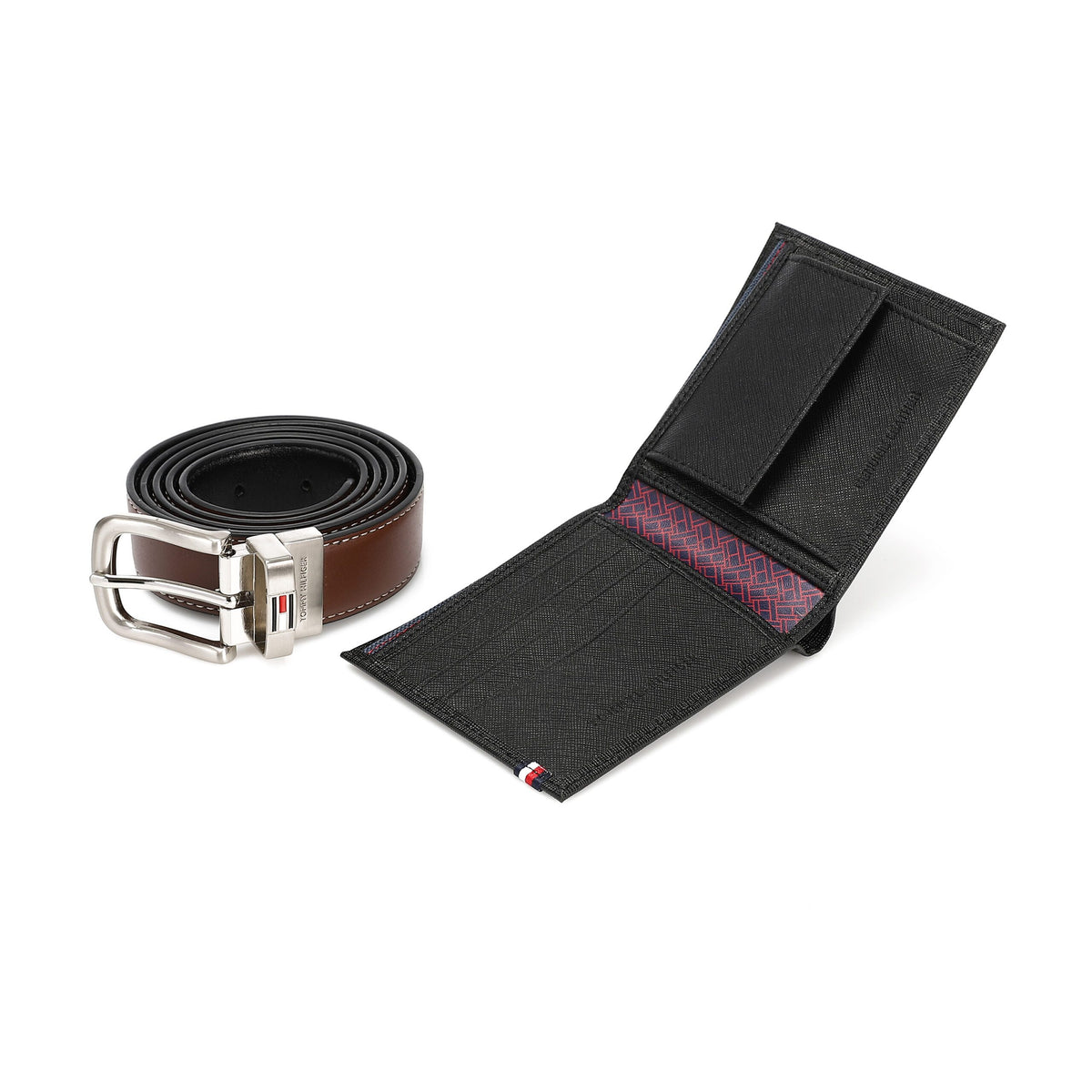 TOMMY HILFIGER set (Wallet & Belt)