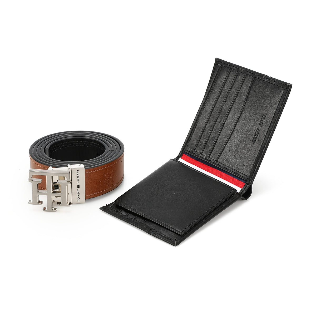 TOMMY HILFIGER set (Wallet & Belt)
