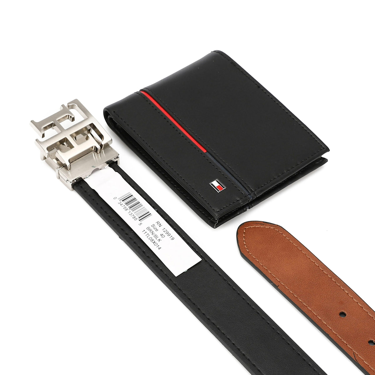 TOMMY HILFIGER set (Wallet & Belt)