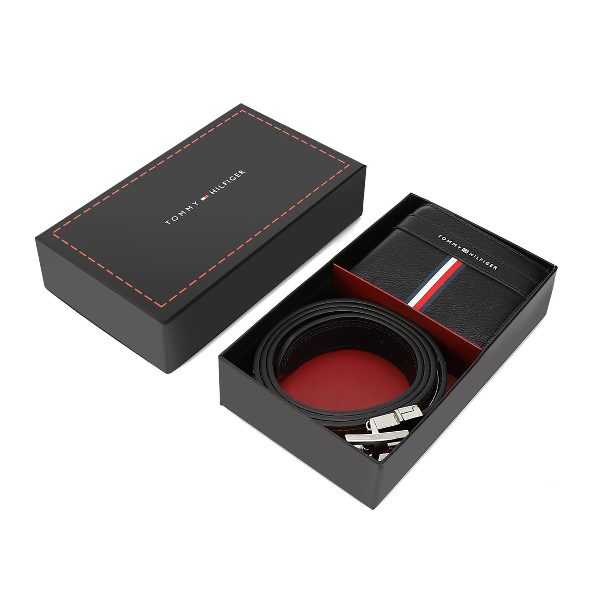 TOMMY HILFIGER set (Wallet & Belt)