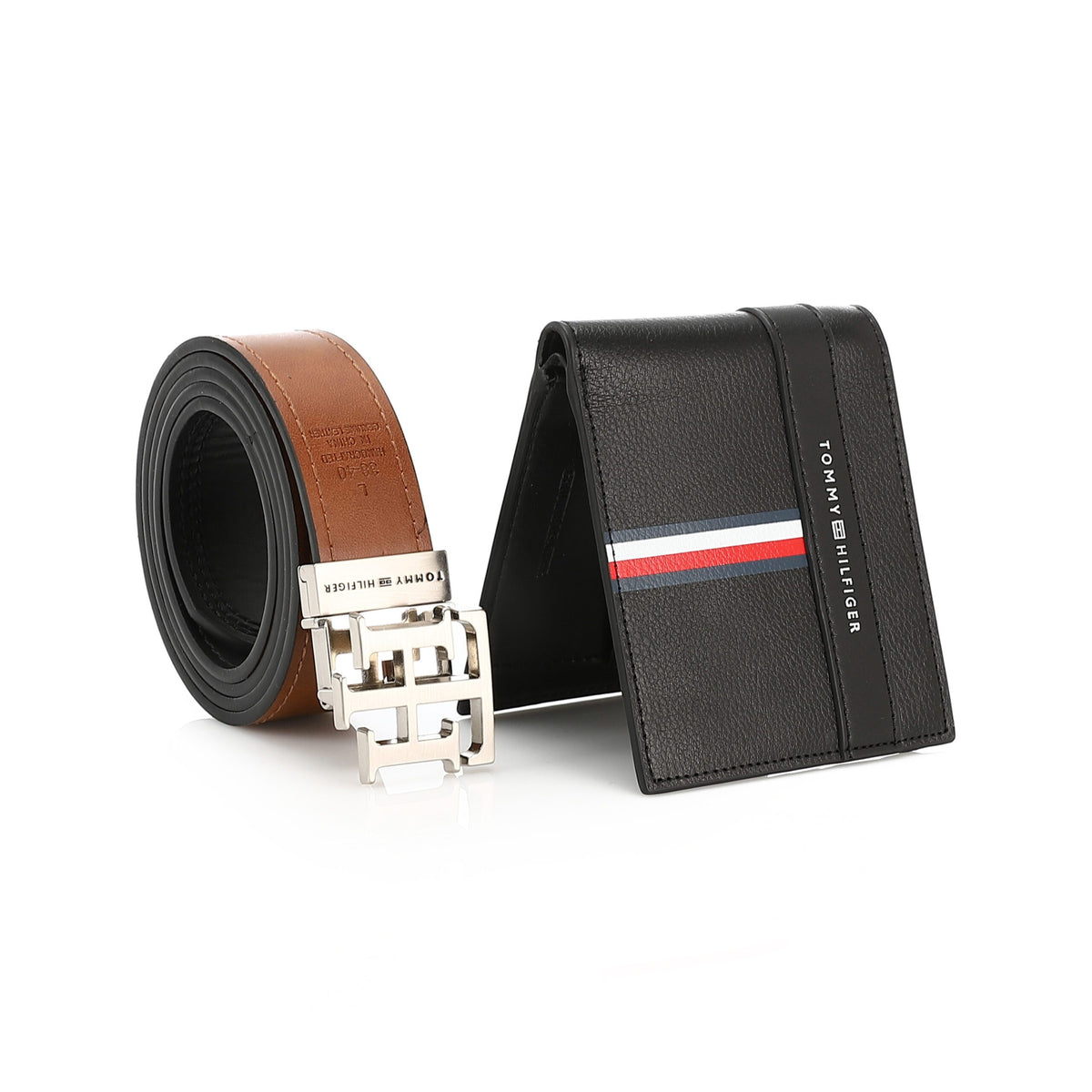 TOMMY HILFIGER set (Wallet & Belt)