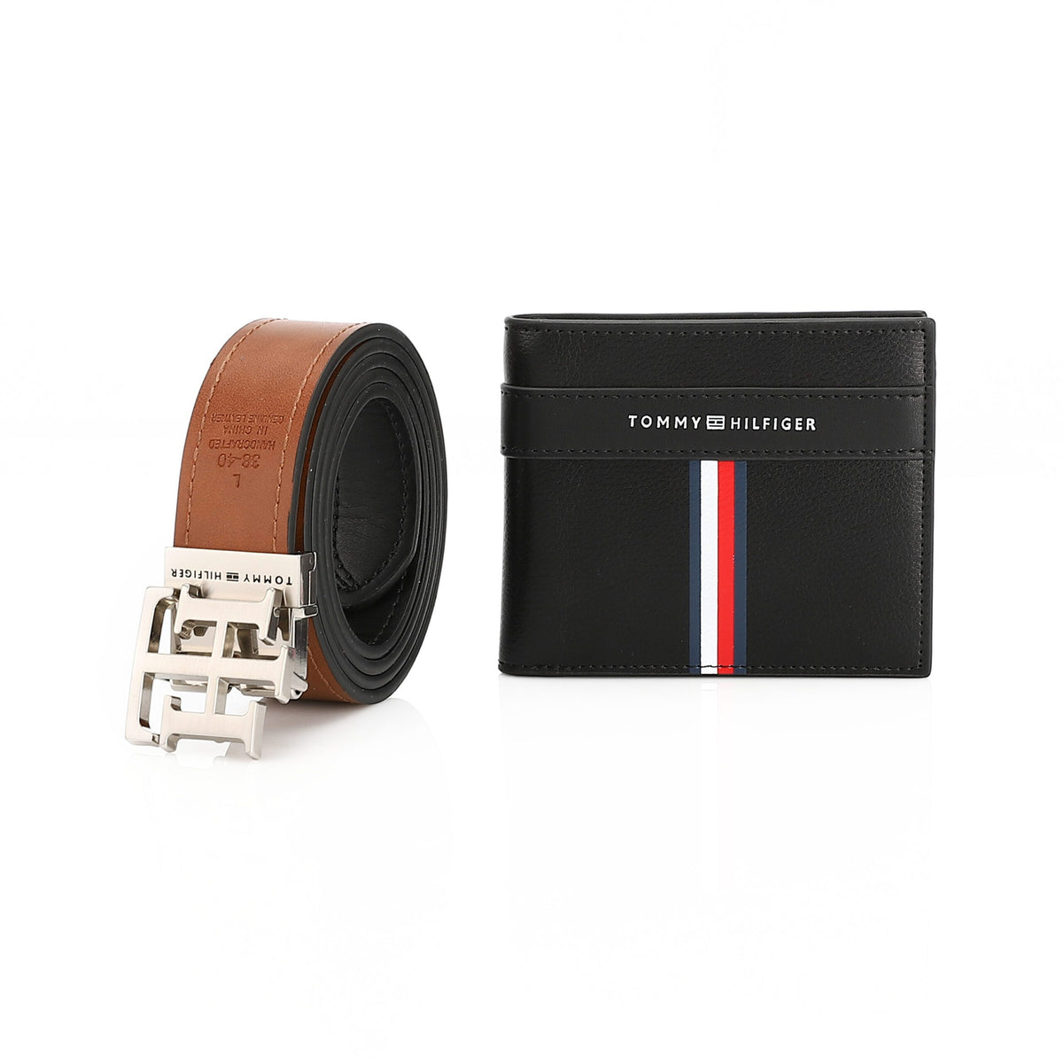 TOMMY HILFIGER set (Wallet & Belt)
