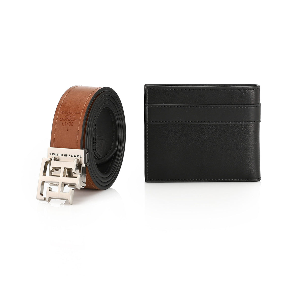 TOMMY HILFIGER set (Wallet & Belt)