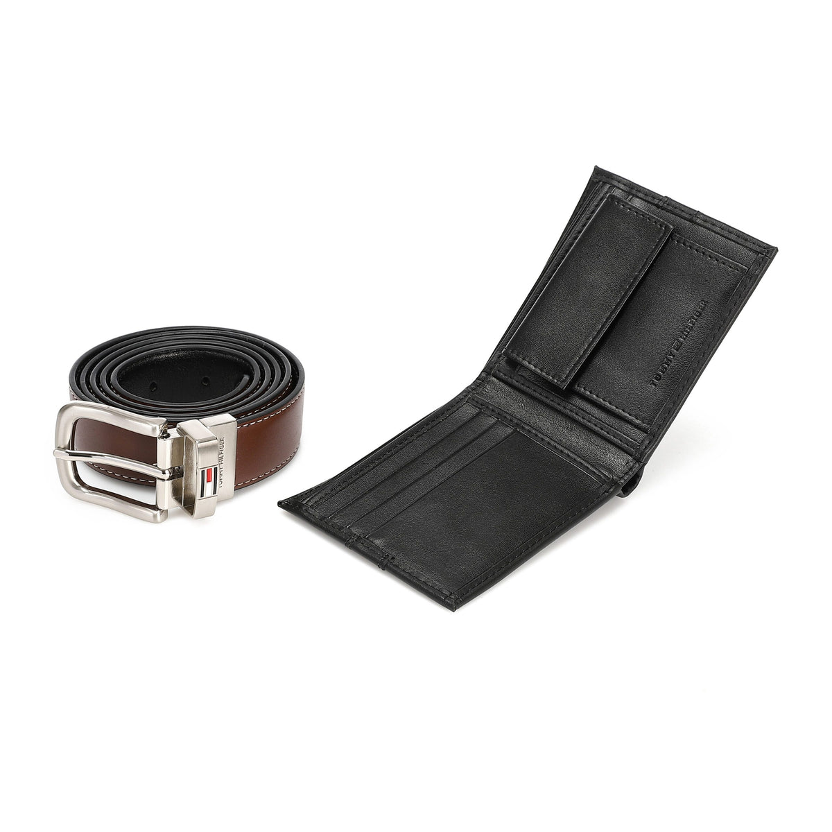 TOMMY HILFIGER set (Wallet & Belt)