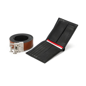 TOMMY HILFIGER set (Wallet & Belt)