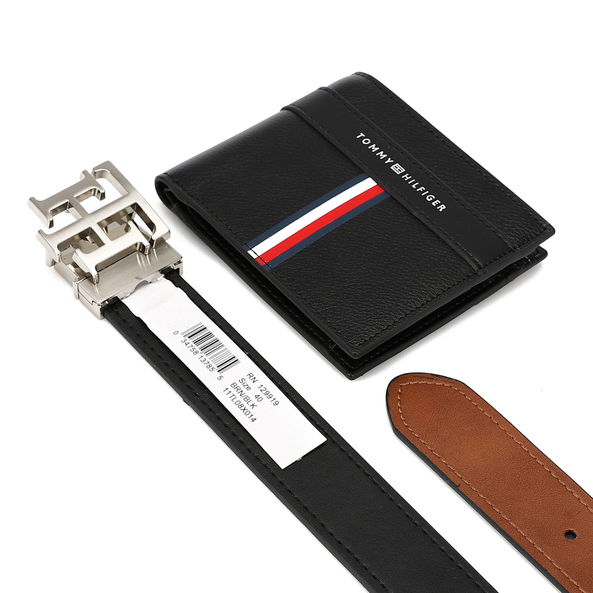 TOMMY HILFIGER set (Wallet & Belt)