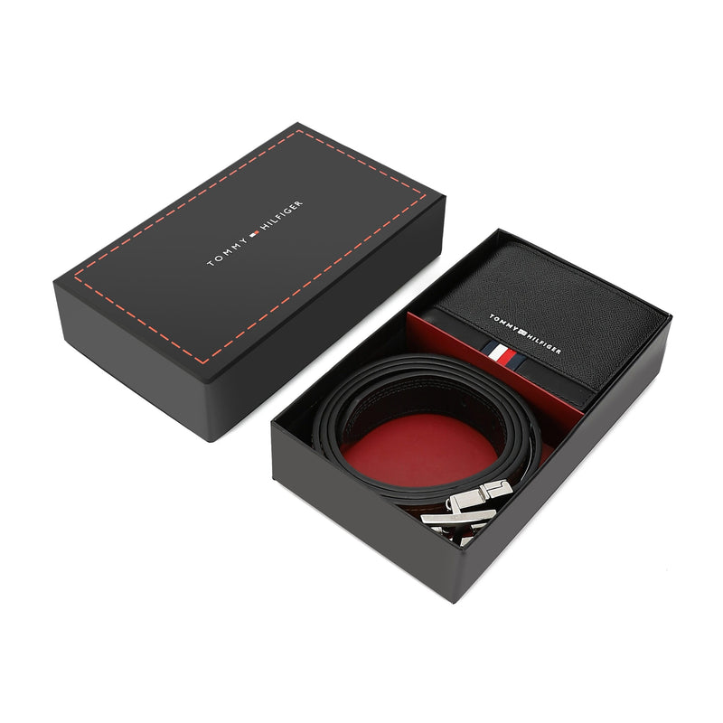 TOMMY HILFIGER set (Wallet & Belt)