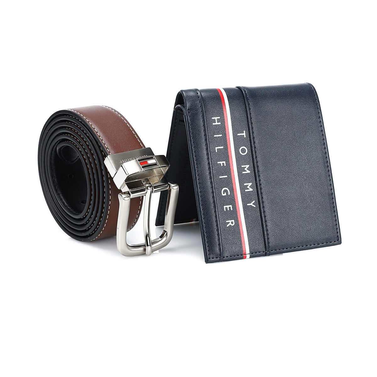 TOMMY HILFIGER set (Wallet & Belt)