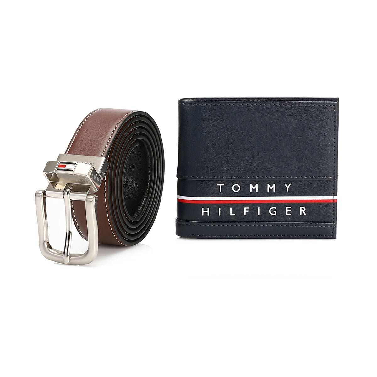 TOMMY HILFIGER set (Wallet & Belt)