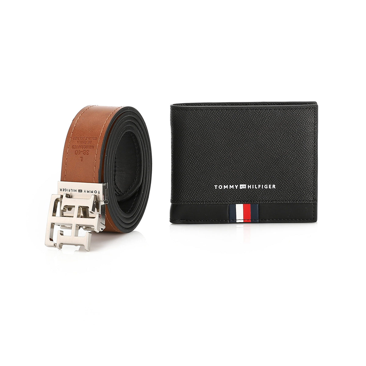 TOMMY HILFIGER set (Wallet & Belt)