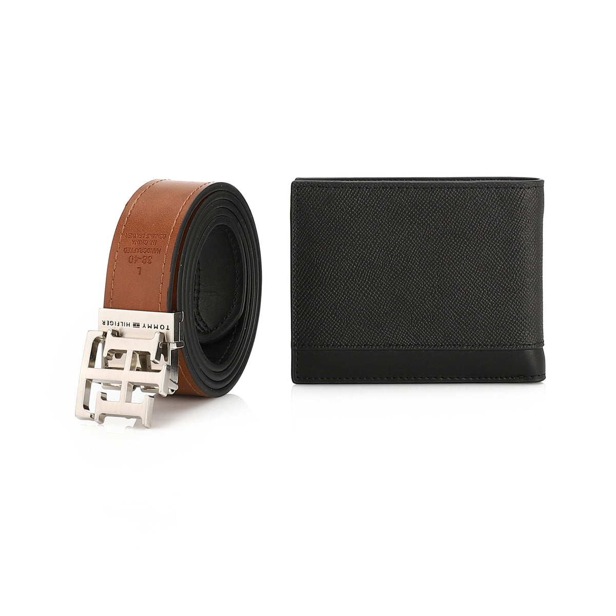 TOMMY HILFIGER set (Wallet & Belt)