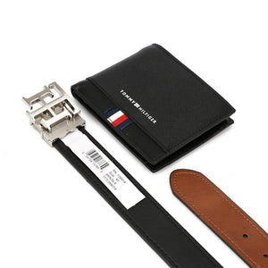 TOMMY HILFIGER set (Wallet & Belt)