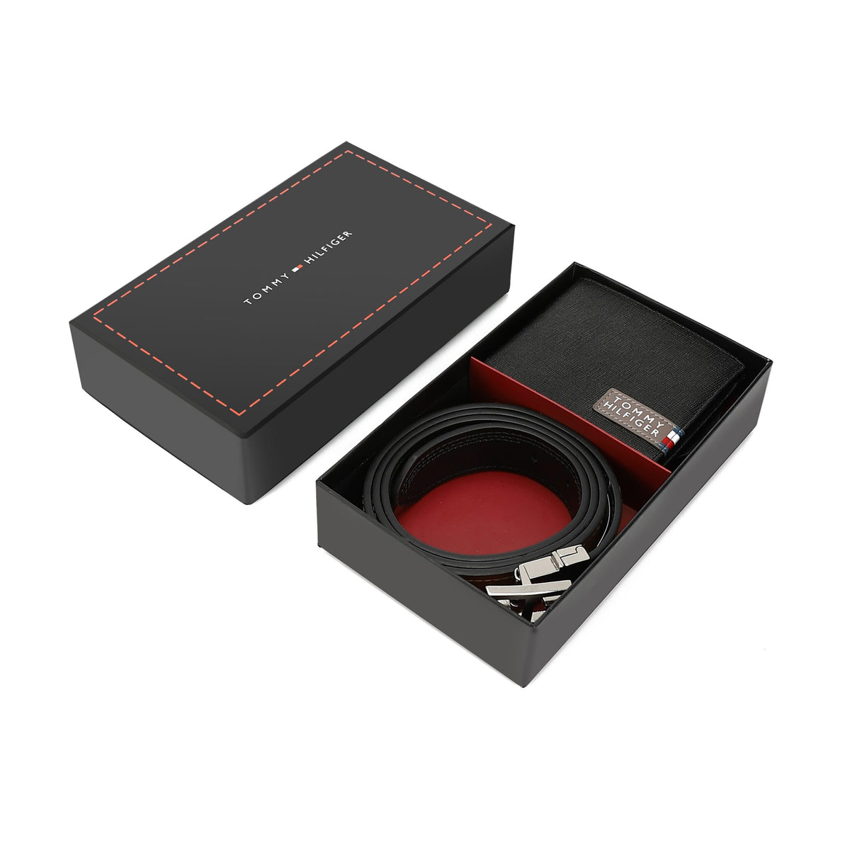 TOMMY HILFIGER set (Wallet & Belt)