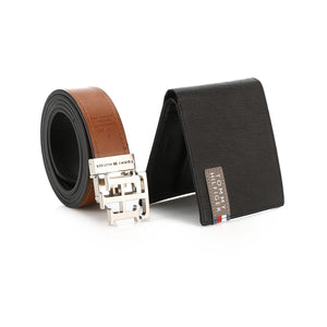 TOMMY HILFIGER set (Wallet & Belt)