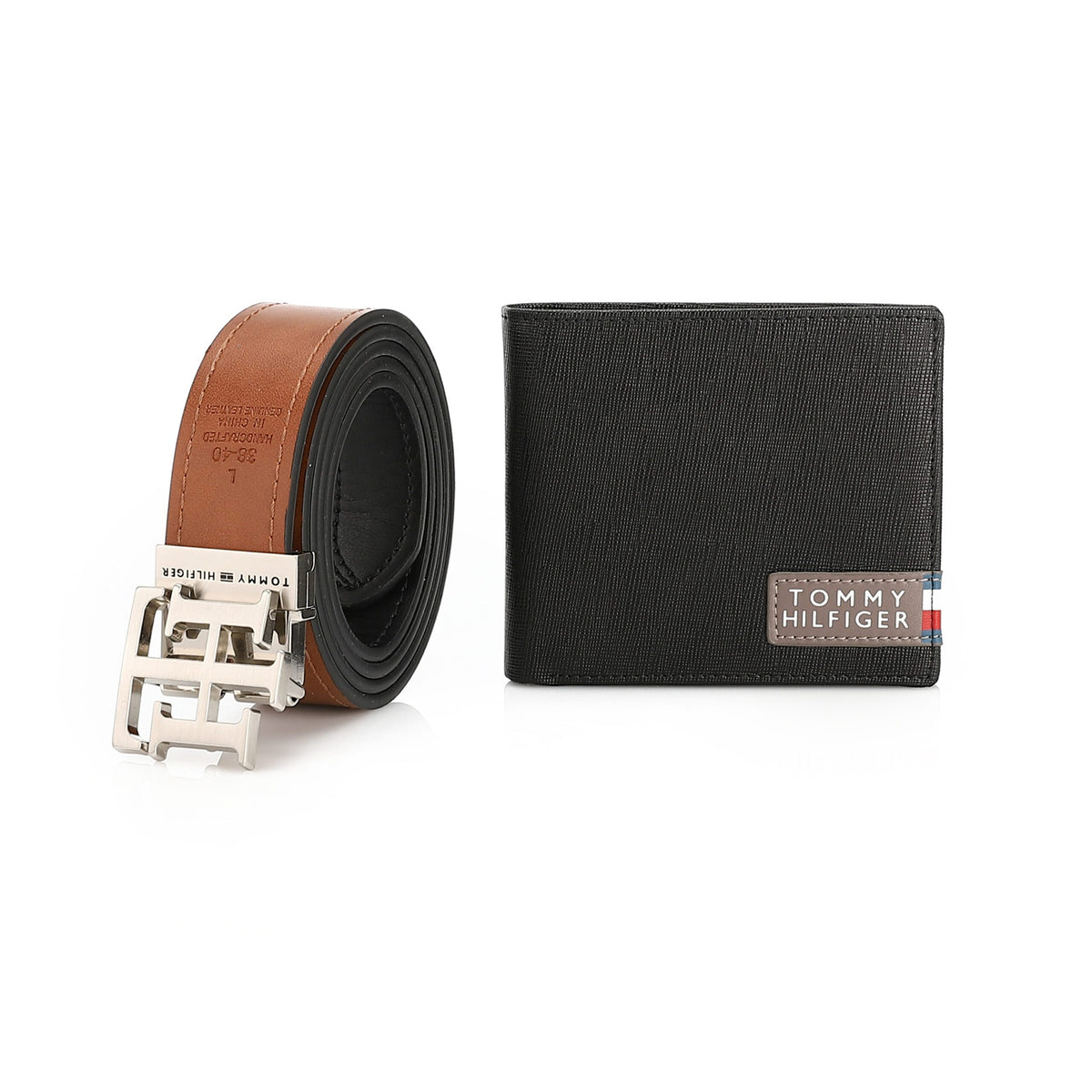 TOMMY HILFIGER set (Wallet & Belt)